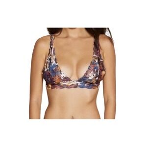 COSABELLA African Tiger Never Say Never Tall Triangle Bralette Medium NWT